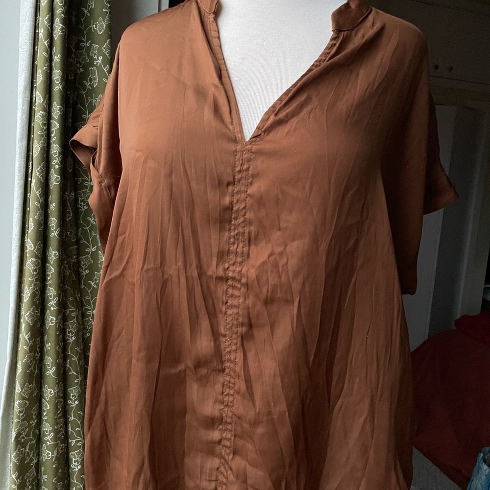 Elegant Brown Women's Top